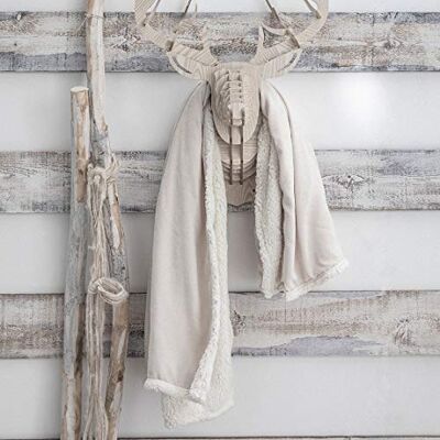 TODAY Eskimo Mantas y Mantas, Color Beige, 125 x 150 cm TODAY Eskimo Mantas y Mantas, Color Beige, 125 x 150 cm