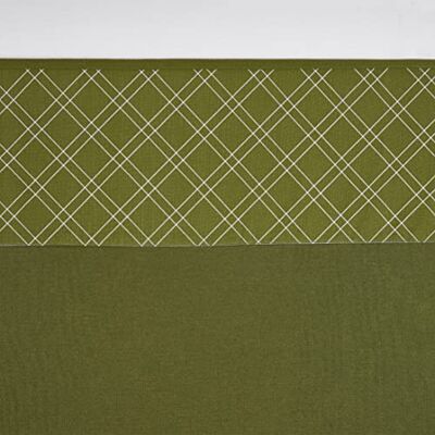 MEYCO Sábana Bajera para Cama Infantil (100 x 150 cm, Doble Diamon), Color Aguacate MEYCO Sábana Bajera para Cama Infantil (100 x 150 cm, Doble Diamon), Color Aguacate