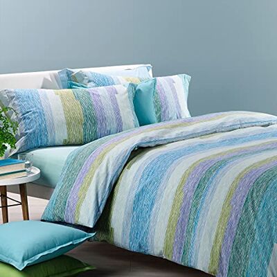 Caleffi - Scandinavia Blu - Azul - Algodón - Doble - Juego de funda nórdica Caleffi - Scandinavia Blu - Azul - Algodón - Doble - Juego de funda nórdica