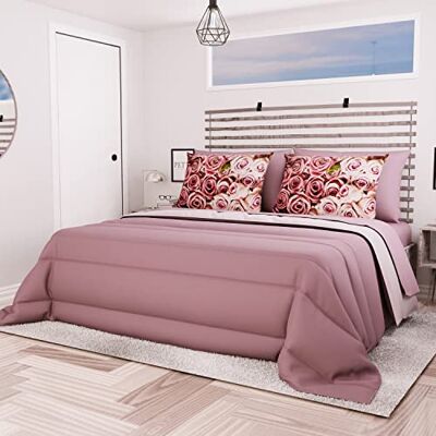 PETTI ARTIGIANI ITALIANI Colcha de Invierno, Colcha Individual Maxi Cipria, Colcha de Invierno, Colcha de Doble Cara, 100% Microfibra hipoalergénica, Fabricado en Italia PETTI ARTIGIANI ITALIANI Colcha de Invierno, Colcha Individual Maxi Cipria, Colcha de Invierno, Colcha de Doble Cara, 100% Microfibra hipoalergénica, Fabricado en Italia