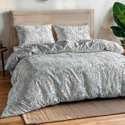 MB HOME BASIC Funda nórdica Aurora Impresión digital Algodón Doble - Funda nórdica MB HOME BASIC Funda nórdica Aurora Impresión digital Algodón Doble - Funda nórdica