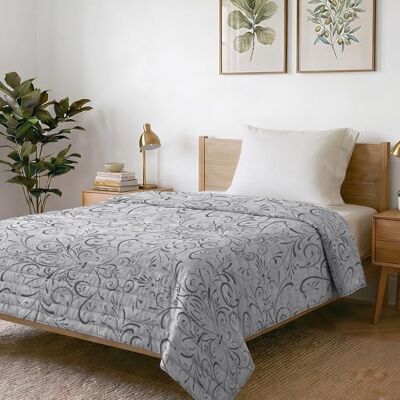 Italian Bed Linen Fantasy Colcha de Verano de Microfibra, Acolchado de poliéster, Ornato, 220x270cm Italian Bed Linen Fantasy Colcha de Verano de Microfibra, Acolchado de poliéster, Ornato, 220x270cm