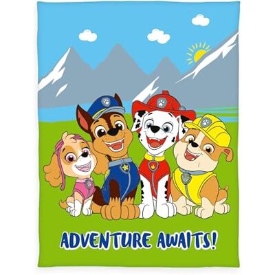 Herding Paw Patrol Manta de Forro Polar, Aprox. 130 x 170 cm, 100% poliéster Herding Paw Patrol Manta de Forro Polar, Aprox. 130 x 170 cm, 100% poliéster