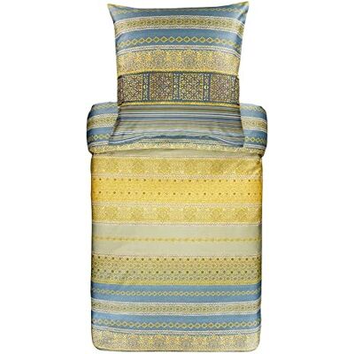 Bassetti Juego de Cama de satén Mako Italia In Algeri G1 1 Funda nórdica de 155 x 220 cm y 1 Funda de Almohada de 80 x 80 cm Bassetti Juego de Cama de satén Mako Italia In Algeri G1 1 Funda nórdica de 155 x 220 cm y 1 Funda de Almohada de 80 x 80 cm