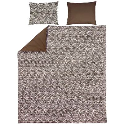 Meyco - Uni - Chocolate - Leopardo - Ropa de cama Meyco - Uni - Chocolate - Leopardo - Ropa de cama
