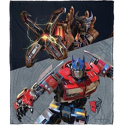 Northwest Transformers Manta Silk Touch, 50 x 60 Pulgadas, Scourge Versus Optimus Prime Northwest Transformers Manta Silk Touch, 50 x 60 Pulgadas, Scourge Versus Optimus Prime