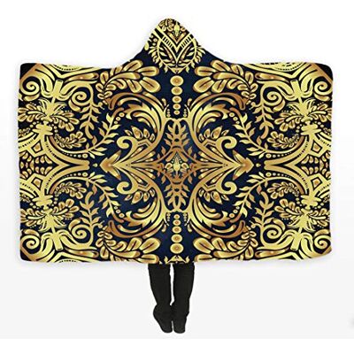 Stillshine Indian Mandala Elephant Pattern 3D Impreso Manta con Capucha de Felpa para Camas Cálido Portátil Estilo Bohemio Suave Fleece Manta (Multicolor 3, 150 * 200 cm) Stillshine Indian Mandala Elephant Pattern 3D Impreso Manta con Capucha de Felpa para Camas Cálido Portátil Estilo Bohemio Suave Fleece Manta (Multicolor 3, 150 * 200 cm)