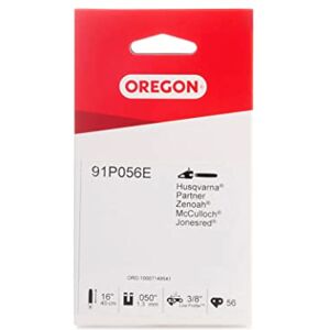 Oregon Cadena para Motosierra, 56 eslabones motrices para barra de 16” (40 cm). Compatible con: Einhell, McCulloch, Black and Decker, Husqvarna, Paso de 3/8” Oregon Cadena para Motosierra, 56 eslabones motrices para barra de 16” (40 cm). Compatible con: Einhell, McCulloch, Black and Decker, Husqvarna, Paso de 3/8”