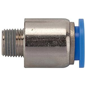 RIEGLER Acoplamiento recto "Blaue Serie", redondo, R 3/8 A, para manguera de diámetro exterior de 12 mm, presión de trabajo máx. 15 bar, plástico/MS vern. RIEGLER Acoplamiento recto "Blaue Serie", redondo, R 3/8 A, para manguera de diámetro exterior de 12 mm, presión de trabajo máx. 15 bar, plástico/MS vern.