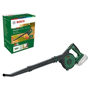 Bosch soplador de hojas a batería UniversalLeafBlower 18V-130 (para una limpieza rápida y sencilla exteriores; sistema 18 voltios; sin batería)