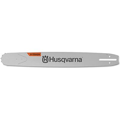 Husqvarna X-Tough Barra de Motosierra de 20 Pulgadas, Paso de 3/8 Pulgadas, Calibre de 0.50 Pulgadas y 72 eslabones de transmisión Husqvarna X-Tough Barra de Motosierra de 20 Pulgadas, Paso de 3/8 Pulgadas, Calibre de 0.50 Pulgadas y 72 eslabones de transmisión
