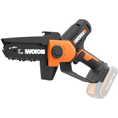 WORX Mini Motosierra 12cm 20V, una Mano, sin Batería WORX Mini Motosierra 12cm 20V, una Mano, sin Batería