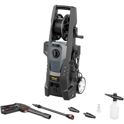 Wagner AQUASTORM Premium Hidrolimpiadora de Alto Rendimiento para Resultados Profesionales y tareas exigentes, Incluye Boquilla estándar, Turbo y espumante Wagner AQUASTORM Premium Hidrolimpiadora de Alto Rendimiento para Resultados Profesionales y tareas exigentes, Incluye Boquilla estándar, Turbo y espumante