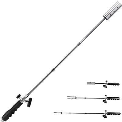 DONGKER Herbicida ajustable, 1 unidad, 39-79 cm, dispositivo de eliminación de malas hierbas extraíble con mango ergonómico para destruir malas hierbas DONGKER Herbicida ajustable, 1 unidad, 39-79 cm, dispositivo de eliminación de malas hierbas extraíble con mango ergonómico para destruir malas hierbas