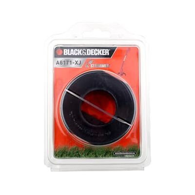 Black & Decker Bobina de Hilo Reflex para Cortabordes, 50 m de Largo x 1.5 mm de diámetro, Repuesto de Calidad para Modelos con Alimentación Reflex Simple Black & Decker Bobina de Hilo Reflex para Cortabordes, 50 m de Largo x 1.5 mm de diámetro, Repuesto de Calidad para Modelos con Alimentación Reflex Simple