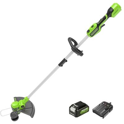 GREENWORKS G2D4LT33K4 Cortacésped sin cable - 33cm, 24V GREENWORKS G2D4LT33K4 Cortacésped sin cable - 33cm, 24V