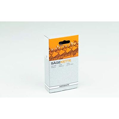 Ratioparts Ratio Parts – Cadena para Sierra (3/8 Pulgadas, vollmeissel, 1,3 mm treibgliedstärke 52 eslabones, Color Negro Ratioparts Ratio Parts – Cadena para Sierra (3/8 Pulgadas, vollmeissel, 1,3 mm treibgliedstärke 52 eslabones, Color Negro