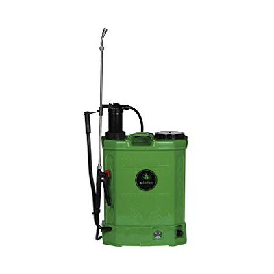 Cofan Sulfatadora de Espalda Capacidad 16 litros Sulfatador Eléctrico con Doble Uso Batería/Manual Cofan Sulfatadora de Espalda Capacidad 16 litros Sulfatador Eléctrico con Doble Uso Batería/Manual