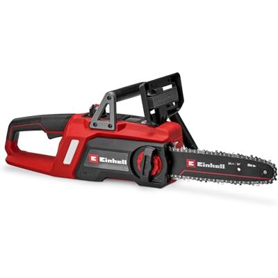 Einhell motosierra con batería GE-LC 18/25 Li BL-Solo Power X-Change (18 V, longitud de corte 22,5 cm, brushless, velocidad de la cadena 6,5 m/s, lubricación de cadena autom., sin batería) Einhell motosierra con batería GE-LC 18/25 Li BL-Solo Power X-Change (18 V, longitud de corte 22,5 cm, brushless, velocidad de la cadena 6,5 m/s, lubricación de cadena autom., sin batería)
