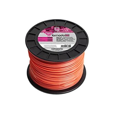 Ratioparts Desbrozadora de Nailon Trenzado, Bobina 3,9 mm x 128 m Ratioparts Desbrozadora de Nailon Trenzado, Bobina 3,9 mm x 128 m