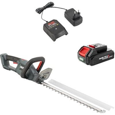 AL-KO Cortasetos inalámbrico HTD 1855, Longitud de Corte de 55 cm, Grosor de Corte de 20 mm, Cuchilla de Corte de Diamante, Incluye batería de Iones de Litio de 2,0 Ah y Cargador AL-KO Cortasetos inalámbrico HTD 1855, Longitud de Corte de 55 cm, Grosor de Corte de 20 mm, Cuchilla de Corte de Diamante, Incluye batería de Iones de Litio de 2,0 Ah y Cargador