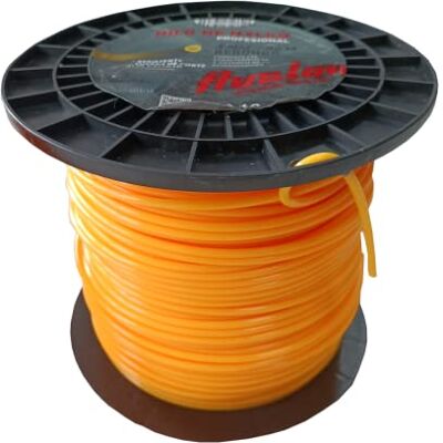 Avalon Hilo Redondo de Nylon Universal para Desbrozadora y Cortacésped (4 mm x 96 m) Alta Durabilidad y Rendimiento Óptimo en Las tareas de desbroce Avalon Hilo Redondo de Nylon Universal para Desbrozadora y Cortacésped (4 mm x 96 m) Alta Durabilidad y Rendimiento Óptimo en Las tareas de desbroce