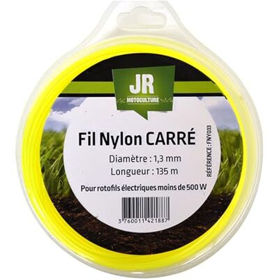 JR Motoculture - FNY033 JR - 1.3 mm - Línea para desbrozadora JR Motoculture - FNY033 JR - 1.3 mm - Línea para desbrozadora