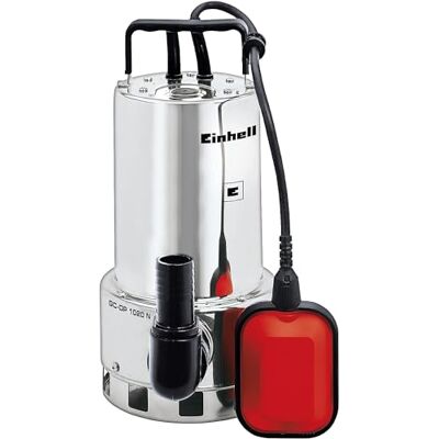 Einhell Bomba sumergible de agua sucia con cable GC-DP 1020 N 1.000 W, objetos de Ø20 mm, capacidad de 18.000 l/h, interruptor de flotador, asa de transporte, incl. conector universal Einhell Bomba sumergible de agua sucia con cable GC-DP 1020 N 1.000 W, objetos de Ø20 mm, capacidad de 18.000 l/h, interruptor de flotador, asa de transporte, incl. conector universal