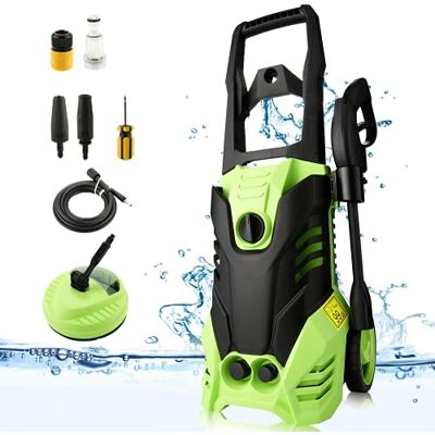 COOCHEER Hidrolimpiadora de Alta presión,2000W,150Bars,450L/H,Limpiadoras Alta presión con 1000ml depósito para detergente,5m Manguera,para Coche, Jardín, Herramientas COOCHEER Hidrolimpiadora de Alta presión,2000W,150Bars,450L/H,Limpiadoras Alta presión con 1000ml depósito para detergente,5m Manguera,para Coche, Jardín, Herramientas