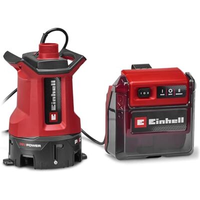 Einhell bomba de aguas sucias con batería GE-DP 36/35 LL Li-Solo Power X-Change (36 V, caudal 14.000 l/h, altura de impulsión máx. 9 m, 2 modos de rendimiento, bomba 2 en 1, sin batería) Einhell bomba de aguas sucias con batería GE-DP 36/35 LL Li-Solo Power X-Change (36 V, caudal 14.000 l/h, altura de impulsión máx. 9 m, 2 modos de rendimiento, bomba 2 en 1, sin batería)