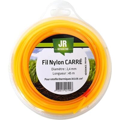 JR Motoculture - FNY039 JR - 2.4 mm - 45 m - trimmer line JR Motoculture - FNY039 JR - 2.4 mm - 45 m - trimmer line
