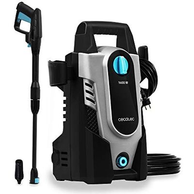 Cecotec Hidrolimpiadora HidroBoost 1400. Compacta, Potente y portátil. Máxima Potencia 1400 W, Caudal 408 l/h, 105 Bares Presión, Radio de acción + 9 m, Boquilla Ajustable, Asa de Transporte Cecotec Hidrolimpiadora HidroBoost 1400. Compacta, Potente y portátil. Máxima Potencia 1400 W, Caudal 408 l/h, 105 Bares Presión, Radio de acción + 9 m, Boquilla Ajustable, Asa de Transporte