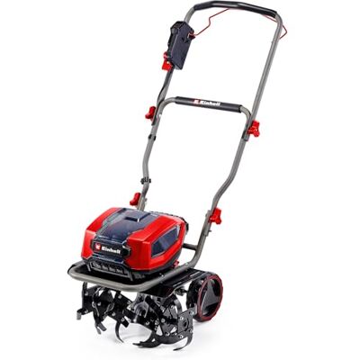 Einhell Motoazada con batería GP-CR 36/45 Li E BL-Solo Power X-Change (36 V, sin escobillas, Anchura de Trabajo 45 cm, Profundidad de Corte, Ruedas Ajustables en Altura, sin batería) Einhell Motoazada con batería GP-CR 36/45 Li E BL-Solo Power X-Change (36 V, sin escobillas, Anchura de Trabajo 45 cm, Profundidad de Corte, Ruedas Ajustables en Altura, sin batería)