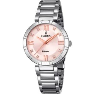 Festina Reloj Mujer Analógico de Acero Inoxidable 316l Plateado Movimiento de Cuarzo Cristal Mineral de Alta Resistencia Resistente al Agua 5 ATM Mademoiselle Festina Reloj Mujer Analógico de Acero Inoxidable 316l Plateado Movimiento de Cuarzo Cristal Mineral de Alta Resistencia Resistente al Agua 5 ATM Mademoiselle