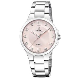 Festina Reloj Mujer Analógico de Acero Inoxidable 316l Plateado Movimiento de Cuarzo Cristal Mineral de Alta Resistencia Resistente al Agua 5 ATM Mademoiselle Festina Reloj Mujer Analógico de Acero Inoxidable 316l Plateado Movimiento de Cuarzo Cristal Mineral de Alta Resistencia Resistente al Agua 5 ATM Mademoiselle