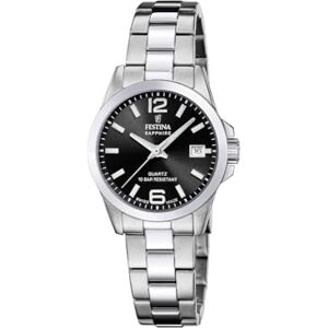 Festina Swiss Made Reloj Mujer Analógico de Acero Inoxidable 316l Plateado Movimiento de Cuarzo Cristal Zafiro Resistente Resistente al Agua 10 ATM Calendario Classic Steel Festina Swiss Made Reloj Mujer Analógico de Acero Inoxidable 316l Plateado Movimiento de Cuarzo Cristal Zafiro Resistente Resistente al Agua 10 ATM Calendario Classic Steel