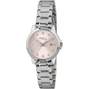 BREIL Reloj DE Mujer Elegancia CLÁSICA Monocolor Esfera Rosa Movimiento Solo Tempo 3 CUARZOS LANCETTE y Pulsera DE Acero Plateado BREIL Reloj DE Mujer Elegancia CLÁSICA Monocolor Esfera Rosa Movimiento Solo Tempo 3 CUARZOS LANCETTE y Pulsera DE Acero Plateado