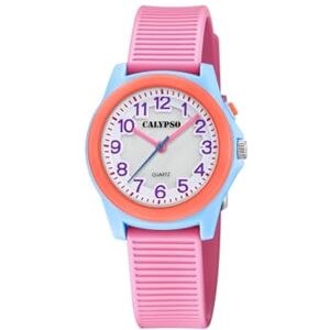CALYPSO Reloj Infantil Junior Collection Caja de Caucho Multi Correa de Caucho Rosa CALYPSO Reloj Infantil Junior Collection Caja de Caucho Multi Correa de Caucho Rosa