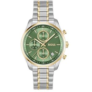 Boss Reloj Analógico de Cuarzo Multifunción para Mujer Colección Grand Tour Ladies con Correa de Acero Inoxidable Bicolor Boss Reloj Analógico de Cuarzo Multifunción para Mujer Colección Grand Tour Ladies con Correa de Acero Inoxidable Bicolor