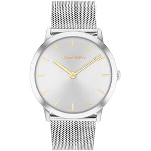 Calvin Reloj De Movimiento De Cuarzo De Dos Manecillas para Hombre y Mujer Colección Exceptional con Correa de Malla de Acero Inoxidable Plateada Calvin Reloj De Movimiento De Cuarzo De Dos Manecillas para Hombre y Mujer Colección Exceptional con Correa de Malla de Acero Inoxidable Plateada