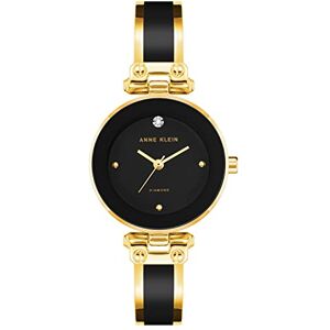 Anne Klein Reloj Brazalete Mujer Esfera Diamante, AK/1980, Oro Negro Anne Klein Reloj Brazalete Mujer Esfera Diamante, AK/1980, Oro Negro