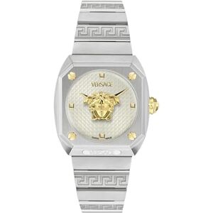 Versace Reloj Analógico para Mujer de Cuarzo Suizo con Correa en Acero Inoxidable Versace Reloj Analógico para Mujer de Cuarzo Suizo con Correa en Acero Inoxidable