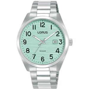 Lorus Reloj Analógico de Cuarzo para Hombre con Pulsera de Acero Inoxidable, Plata Lorus Reloj Analógico de Cuarzo para Hombre con Pulsera de Acero Inoxidable, Plata