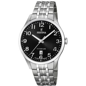 Festina Reloj Hombre Analógico de Titanio Gris Movimiento de Cuarzo Calendario Cristal Mineral de Alta Resistencia Resistente al Agua 10 ATM Calendario Titanium Festina Reloj Hombre Analógico de Titanio Gris Movimiento de Cuarzo Calendario Cristal Mineral de Alta Resistencia Resistente al Agua 10 ATM Calendario Titanium