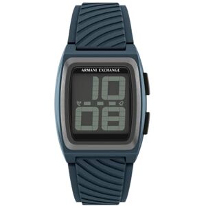 Giorgio Armani Reloj para Hombre, Movimiento LCD y Caja de 42 mm con Correa de Silicona Giorgio Armani Reloj para Hombre, Movimiento LCD y Caja de 42 mm con Correa de Silicona