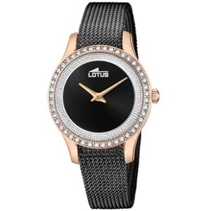 Lotus Reloj Mujer Analógico de Acero Inoxidable 316l Negro Movimiento de Cuarzo Cristal Mineral de Alta Resistencia Resistente al Agua 5 ATM 18828/2 Trendy Lotus Reloj Mujer Analógico de Acero Inoxidable 316l Negro Movimiento de Cuarzo Cristal Mineral de Alta Resistencia Resistente al Agua 5 ATM 18828/2 Trendy