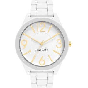 Nine West Reloj de pulsera de goma mate para mujer, Nine West Reloj de pulsera de goma mate para mujer,