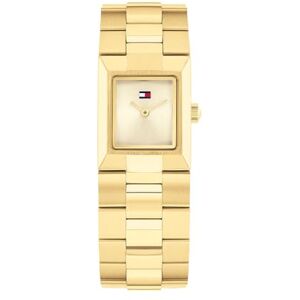 Tommy Hilfiger Reloj De Movimiento De Cuarzo De Dos Manecillas para Mujer con Correa de Acero Inoxidable de Color Dorado Tommy Hilfiger Reloj De Movimiento De Cuarzo De Dos Manecillas para Mujer con Correa de Acero Inoxidable de Color Dorado