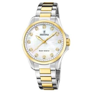 Festina Reloj Solar Mujer de Acero Inoxidable 316l Multi Movimiento de Cuarzo Cristal Mineral de Alta Resistencia Resistente al Agua 5 ATM Solar Energy Festina Reloj Solar Mujer de Acero Inoxidable 316l Multi Movimiento de Cuarzo Cristal Mineral de Alta Resistencia Resistente al Agua 5 ATM Solar Energy