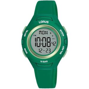 Lorus Reloj Infantil Digital de Cuarzo con Correa de Silicona, Verde Lorus Reloj Infantil Digital de Cuarzo con Correa de Silicona, Verde